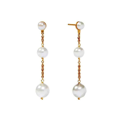 Cascade Pearl Earrings-Julie Vos-Swag Designer Jewelry
