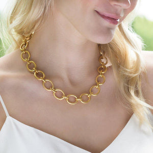 Catalina Small Link Necklace-Julie Vos-Swag Designer Jewelry