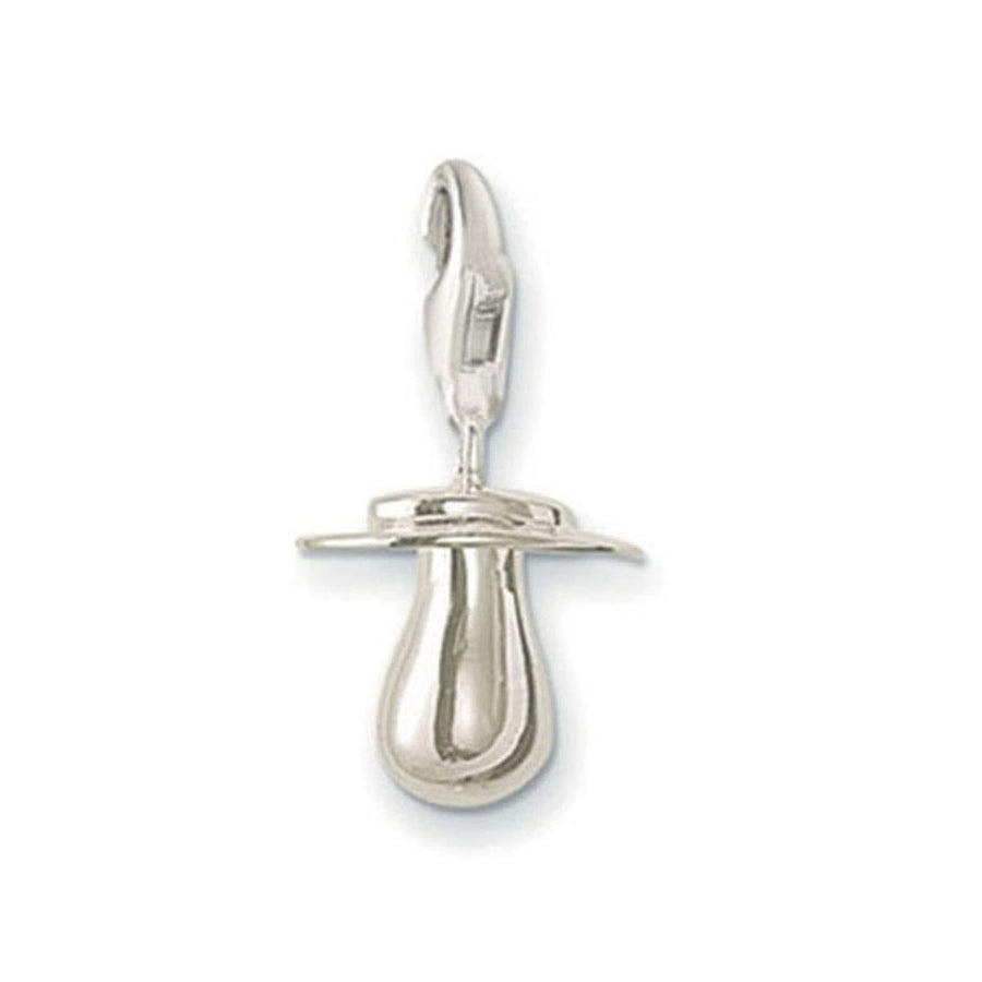 Silver Charm 0123 baby pacifier charm
