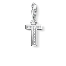 Charm 0242 Pave Letter T-Thomas Sabo-Swag Designer Jewelry