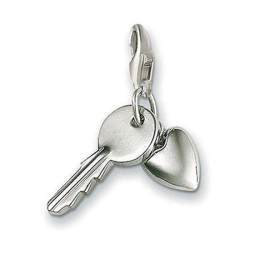 Charm 0349 Key With Heart-Thomas Sabo-Swag Designer Jewelry