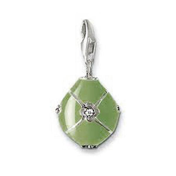 Charm 0353 Green Enamel Drop-Thomas Sabo-Swag Designer Jewelry