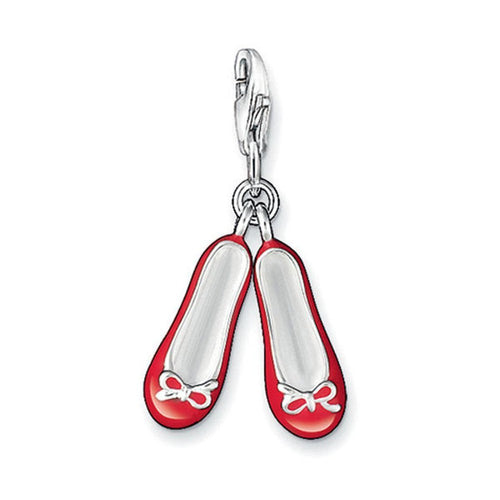 Charm 0618 Red Ballet Shoes-Thomas Sabo-Swag Designer Jewelry