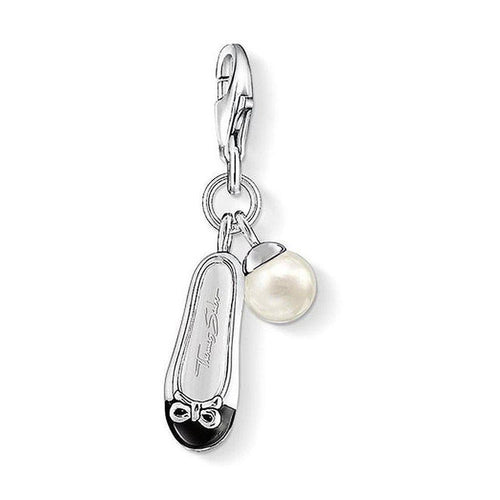 Charm 0765 Flat Shoe with Pearl-Thomas Sabo-Swag Designer Jewelry