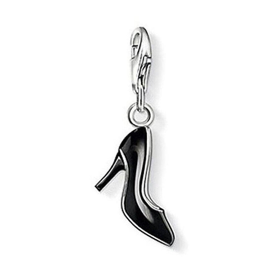 Charm 0844 black high-heel shoe charm
