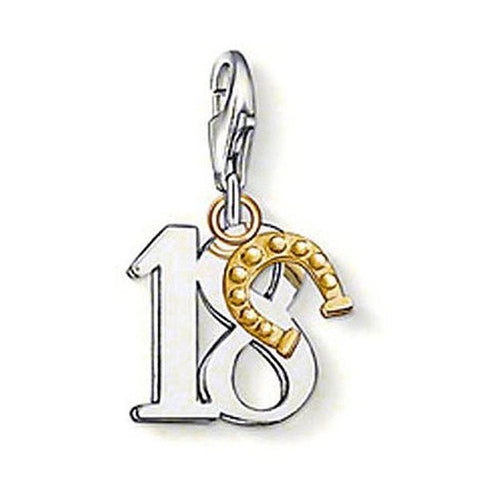 Charm 0938 Lucky Number 18-Thomas Sabo-Swag Designer Jewelry