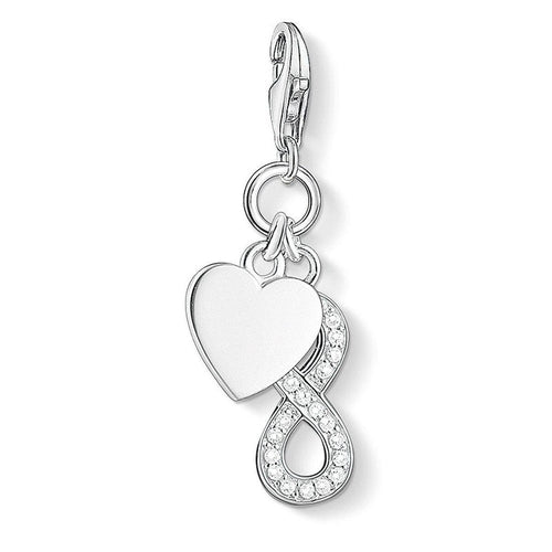 Charm 1248 Infinity and Heart-Thomas Sabo-Swag Designer Jewelry