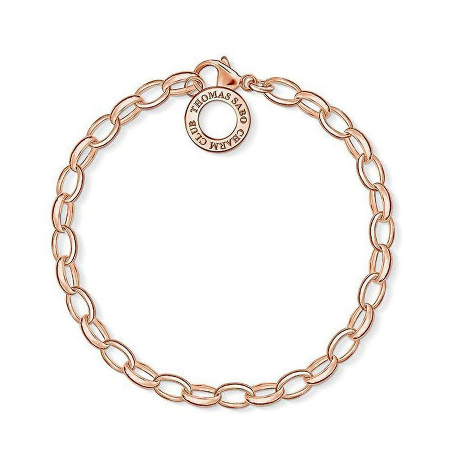 Thomas Sabo Charm Club rose gold charm bracelet links
