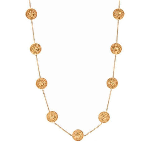 Coin Demi Station Necklace-Julie Vos-Swag Designer Jewelry