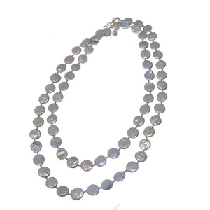 Coin Pearl Necklace-In 2 Design-Swag Designer Jewelry