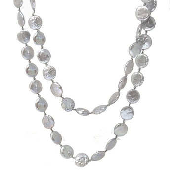 Coin Pearl Necklace-In 2 Design-Swag Designer Jewelry