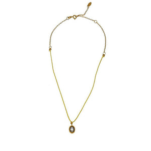 Cord and Chain Crystal Pendant-Bijou Amani-Swag Designer Jewelry