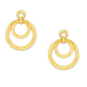 Crescent Statement earrings-Julie Vos-Swag Designer Jewelry