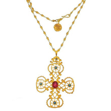 Crown Cross Necklace-Gypsy-Swag Designer Jewelry