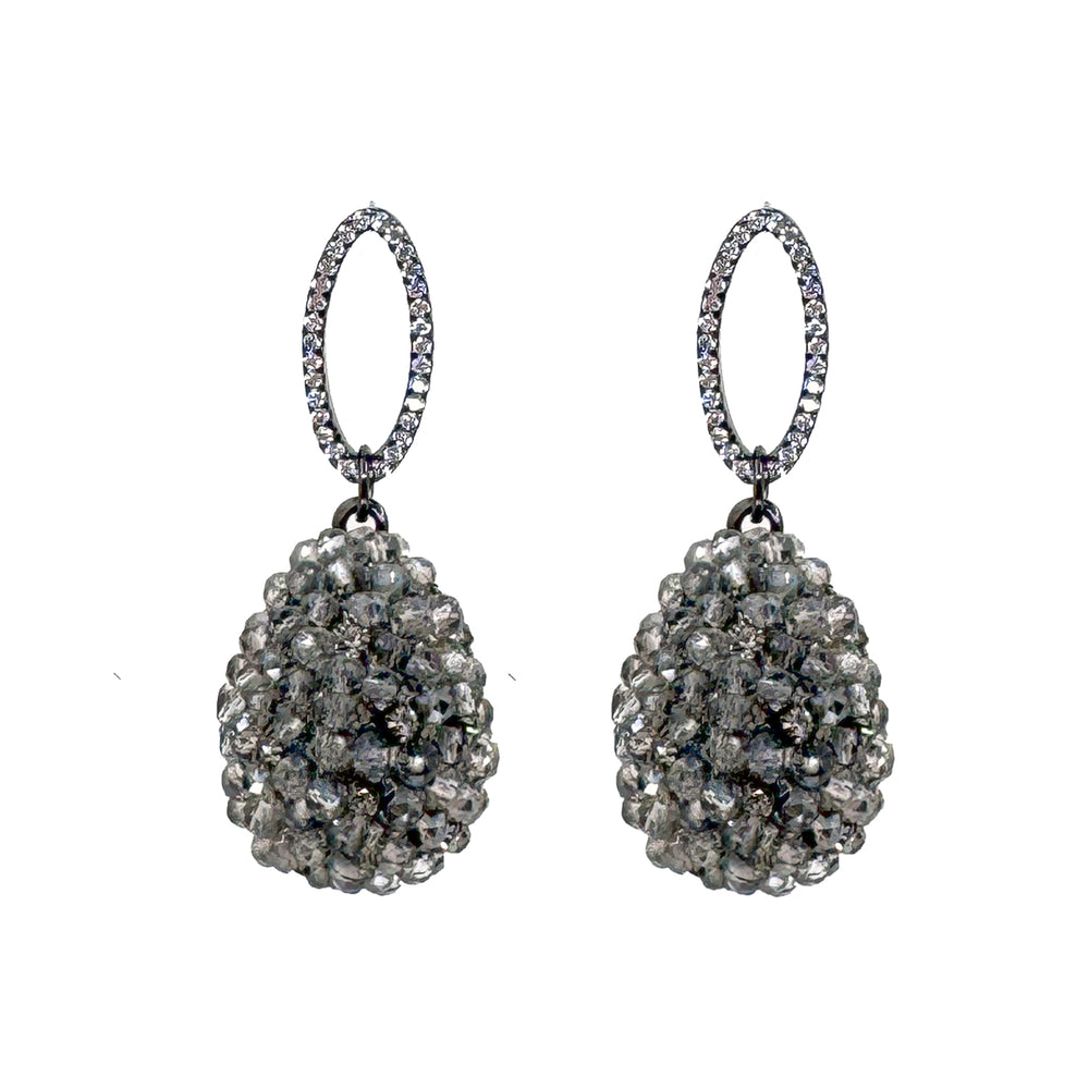 Crystal Drop Earrings-Theia Jewelry-Swag Designer Jewelry