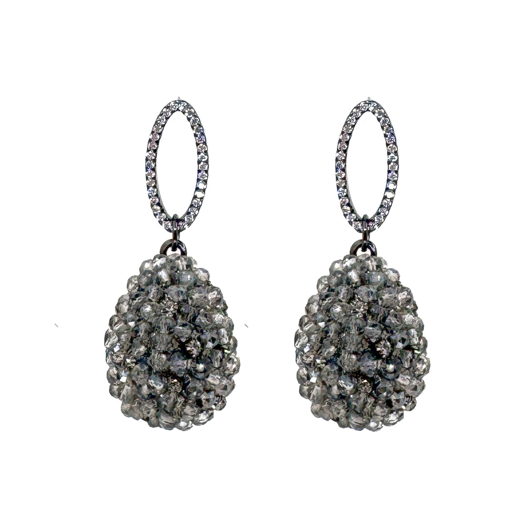 Crystal Drop Earrings-Theia Jewelry-Swag Designer Jewelry