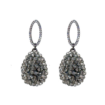 Crystal Drop Earrings-Theia Jewelry-Swag Designer Jewelry