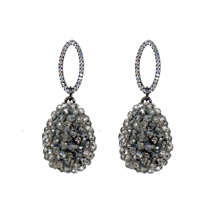 Crystal Drop Earrings-Theia Jewelry-Swag Designer Jewelry