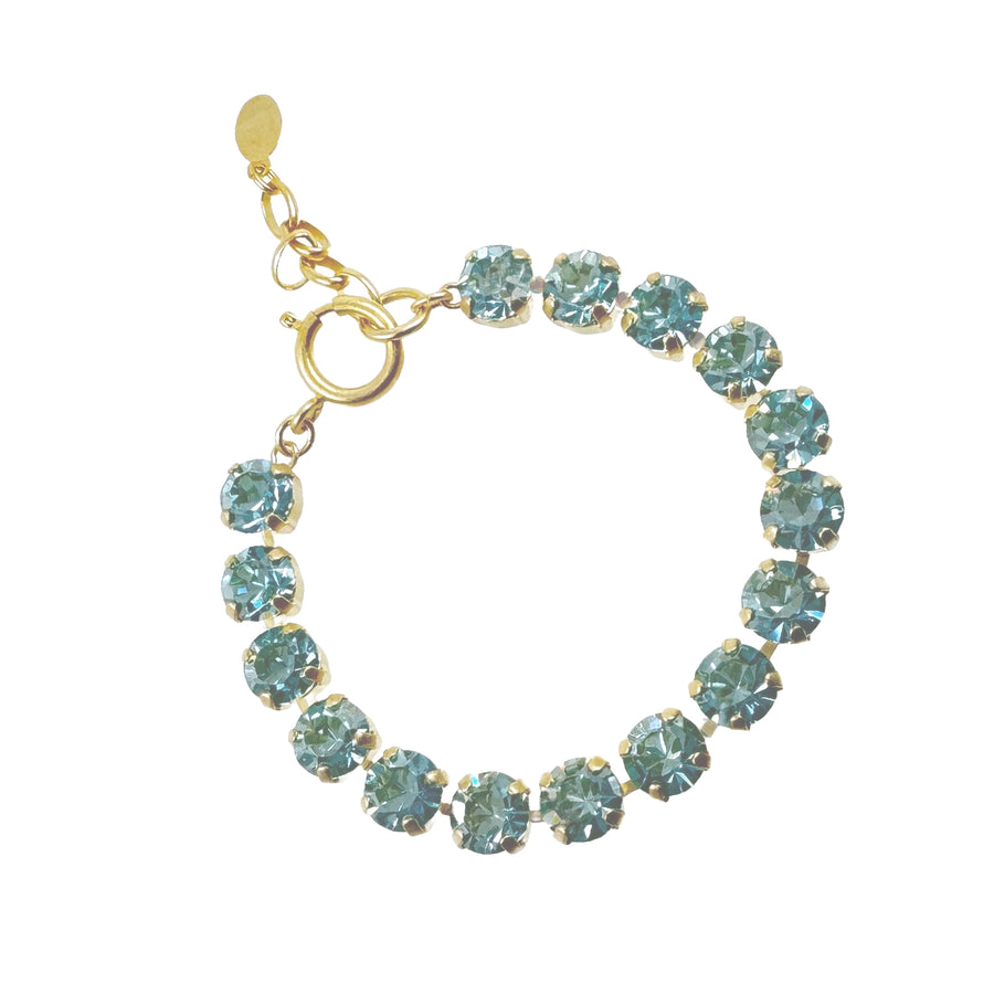 Crystal Tennis Bracelet Blue-La Vie Parisienne-Swag Designer Jewelry
