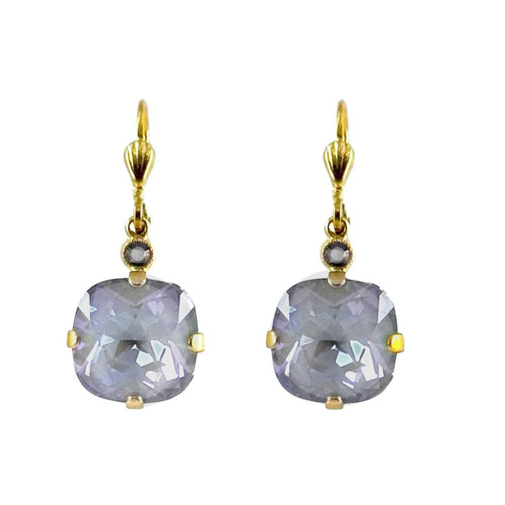 Cushion Cut Earring in Gray-La Vie Parisienne-Swag Designer Jewelry