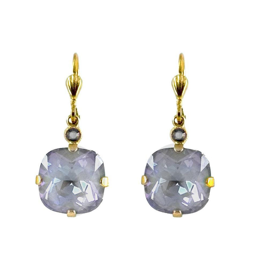 Cushion Cut Earring in Gray-La Vie Parisienne-Swag Designer Jewelry