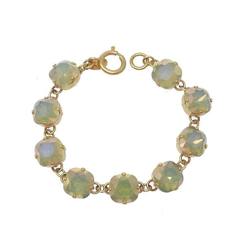 Cushion Cut Tennis Bracelet Grey Opal-La Vie Parisienne-Swag Designer Jewelry
