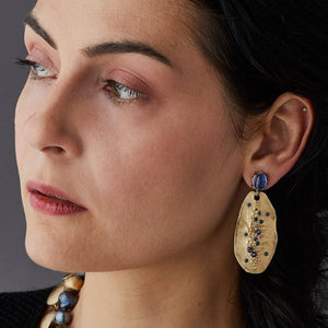 Cypress Kyanite Earrings-Julie Cohn-Swag Designer Jewelry