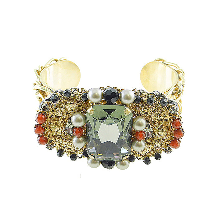 Gold and Black Cuff