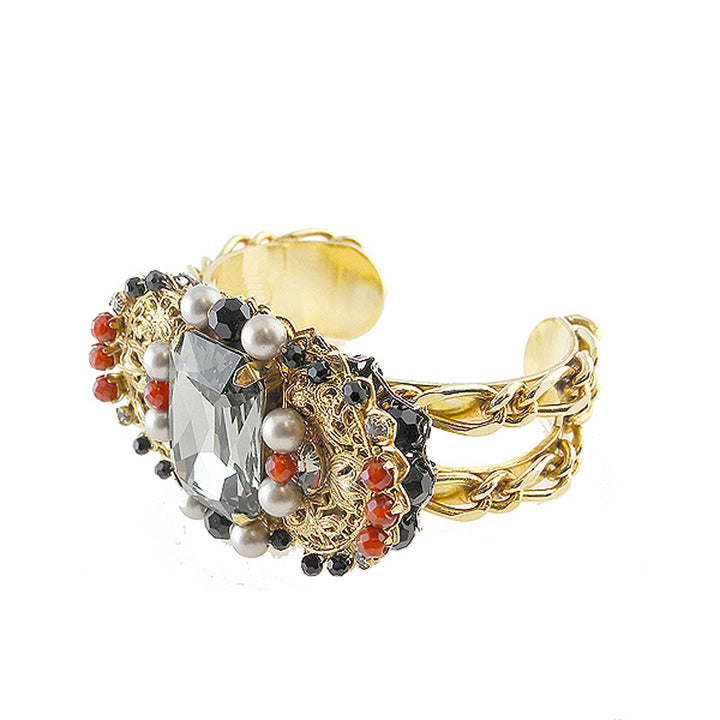 Gold and Black Cuff