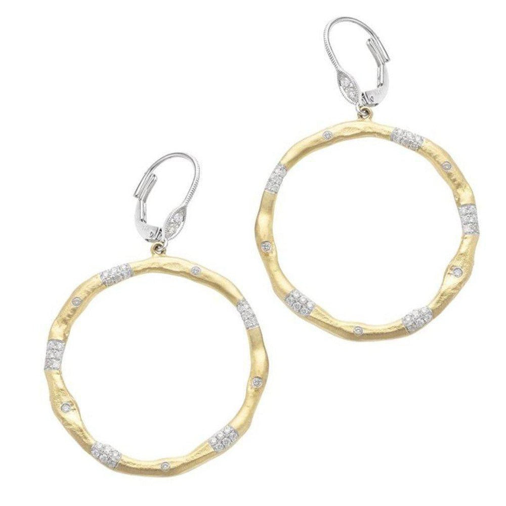 Diamond Hoop Earrings-Meira T-Swag Designer Jewelry