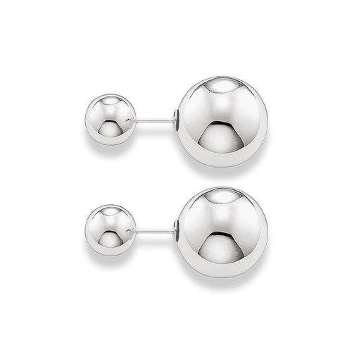 Double Ball Earrings-Thomas Sabo-Swag Designer Jewelry