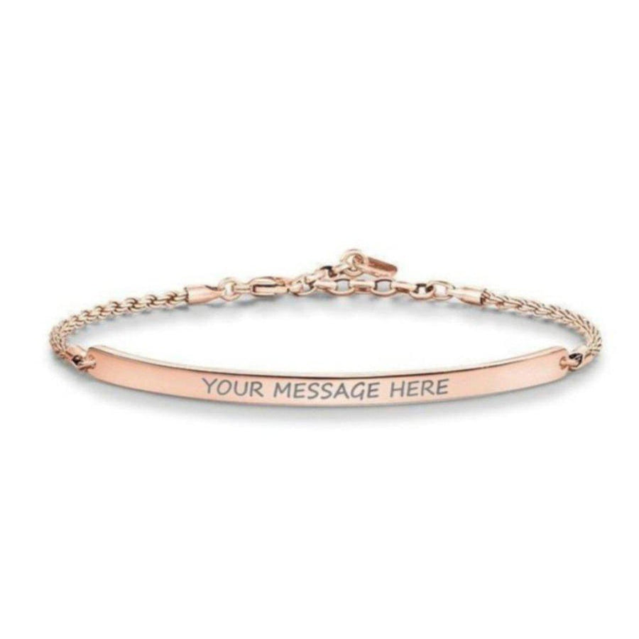 Engravable Bracelet Rose Gold