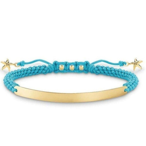 Engravable Bracelet with Starfish-Thomas Sabo-Swag Designer Jewelry