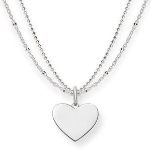 Engravable Heart Necklace-Thomas Sabo-Swag Designer Jewelry