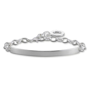 Engravable Link Charm Bracelet-Thomas Sabo-Swag Designer Jewelry