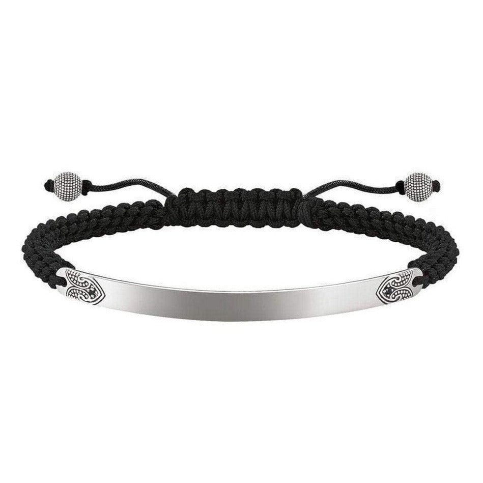 Engravable Macrame Bracelet