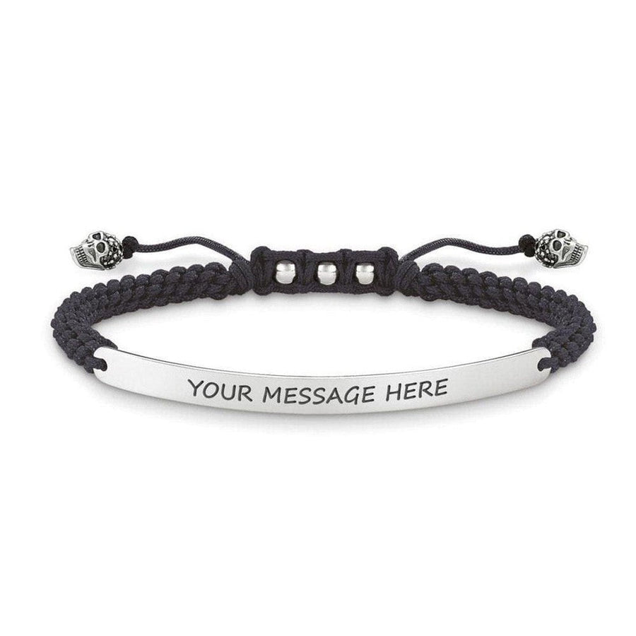 Engravable Macrame Bracelet
