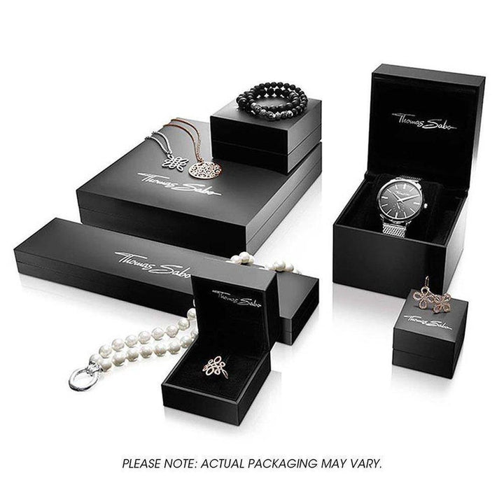 Elegant black jewelry gift boxes showcasing various pieces.

