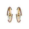Faceted Gold Crystal Earrings-Theia Jewelry-Swag Designer Jewelry
