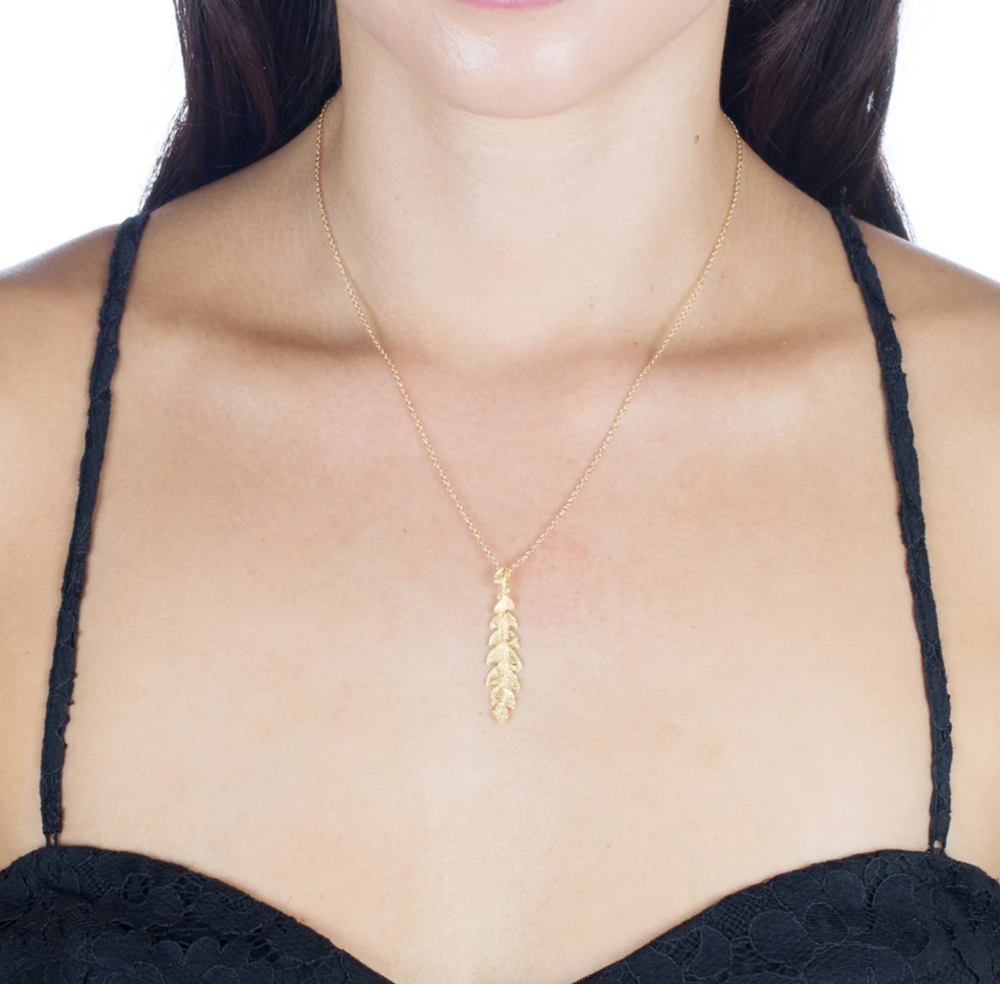 Fern Pendant-Catherine Weitzman-Swag Designer Jewelry