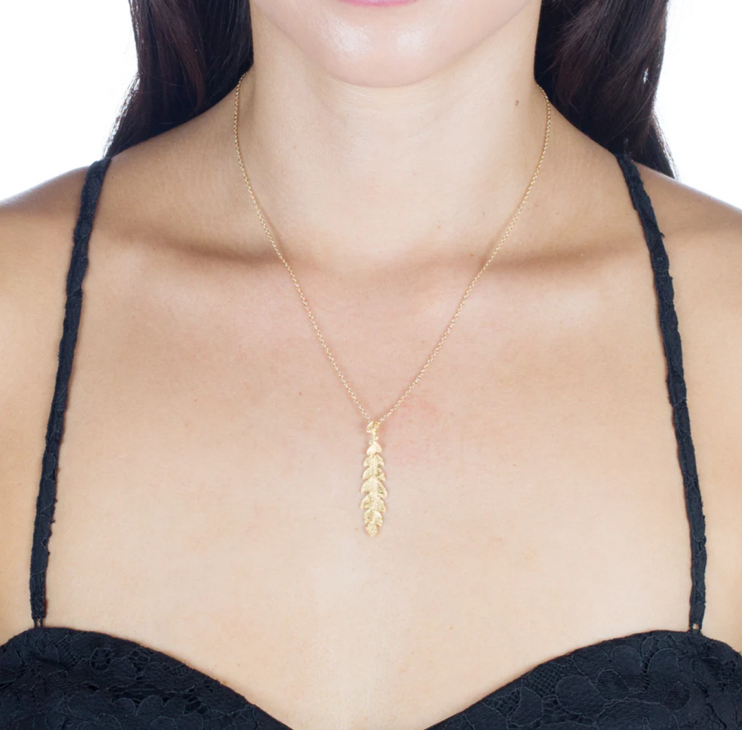Fern Pendant-Catherine Weitzman-Swag Designer Jewelry