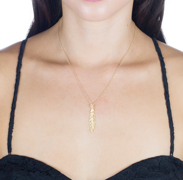 Fern Pendant-Catherine Weitzman-Swag Designer Jewelry