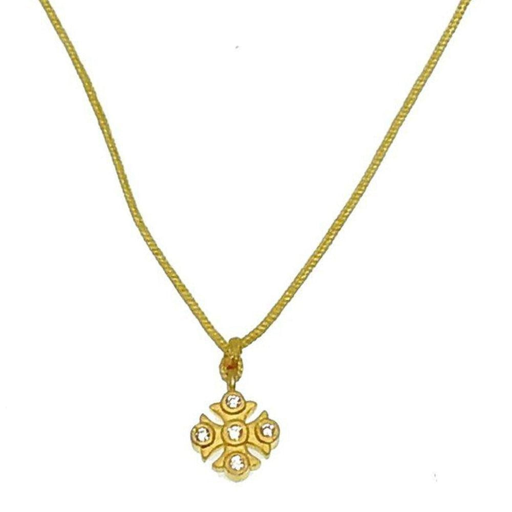 Gold Cord Pendant-Bijou Amani-Swag Designer Jewelry