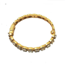 Gold Hati Hinged Bangle Bracelet-Tat2 Designs-Swag Designer Jewelry