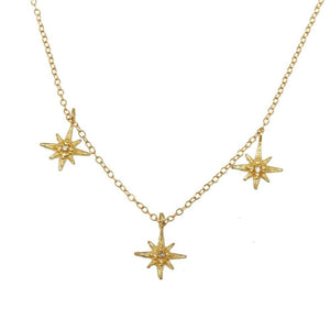 Gratitude star Necklace with Diamonds-Robin Haley-Swag Designer Jewelry