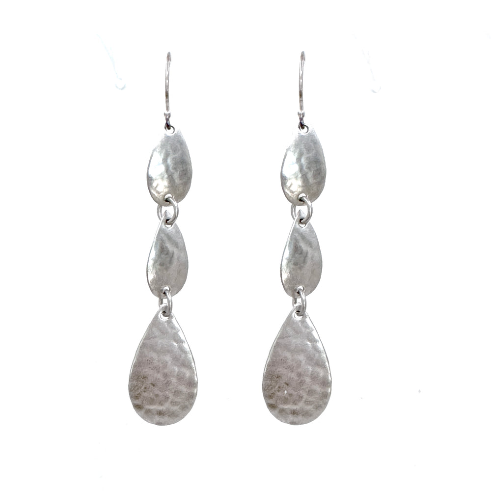 Hammered Silver Earrings-Emily Keifer-Swag Designer Jewelry