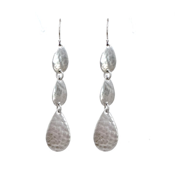 Hammered Silver Earrings-Emily Keifer-Swag Designer Jewelry