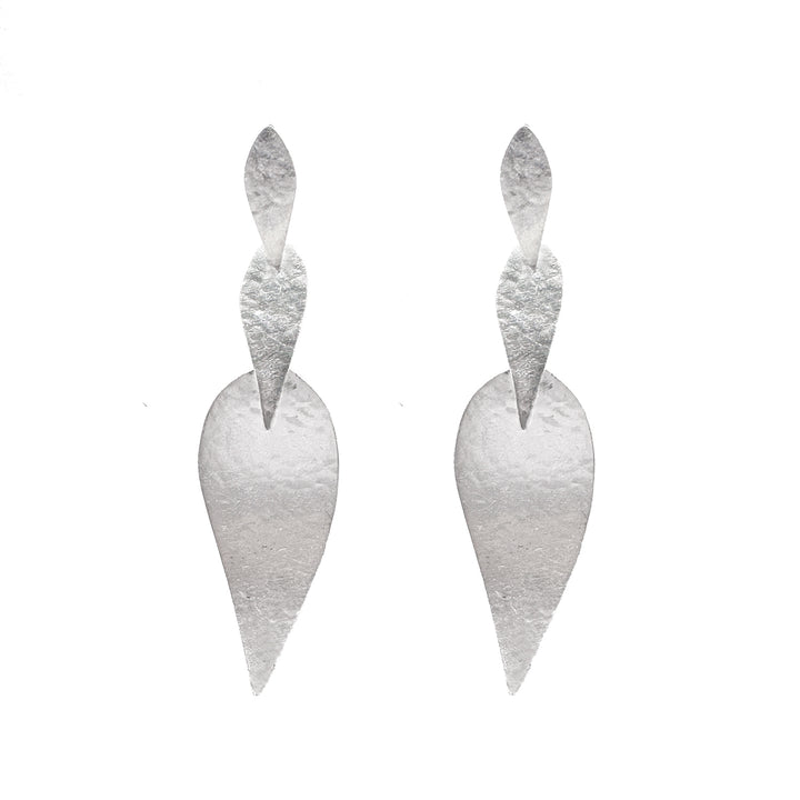 Hammered Silver Earrings-Emily Keifer-Swag Designer Jewelry