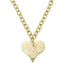 Hand Cast Heart on Chain-Susan Shaw-Swag Designer Jewelry