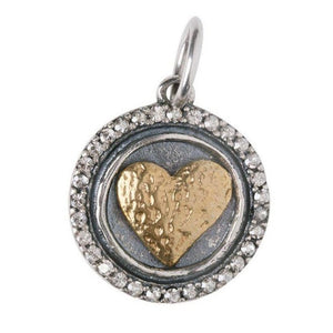 Hearts Content Charm Pendant-Waxing Poetic-Swag Designer Jewelry